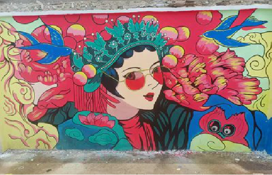 永州墙体彩绘-网红墙