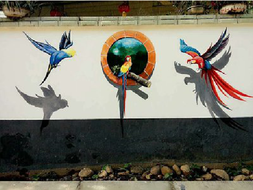 永州视觉错位-3D墙绘设计