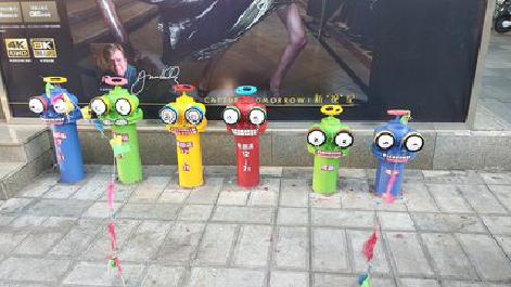 永州商业区彩绘