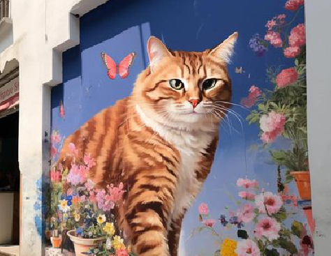 永州自己绘制有个性的手绘墙