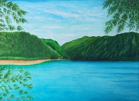 永州在墙绘中，如何绘画绿水青山？