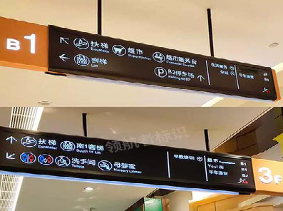 永州如何通过商场标识牌引导客流分布？